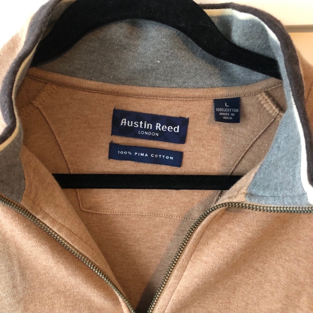 Austin Reed Pima Cotton Zip Up - Picture 2 of 7